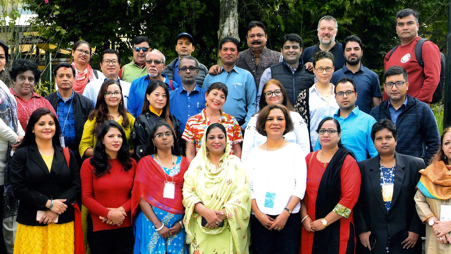 Gruppbild från IFJ-konferensen