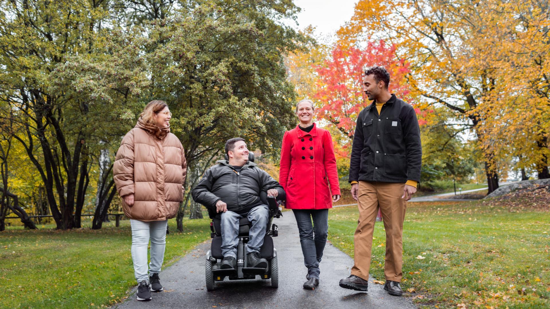 Lunchpromenad om hösten
