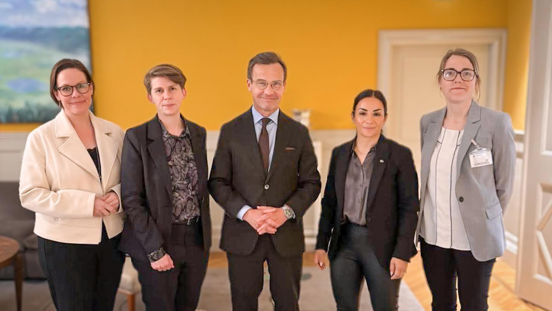 Ulrika Tove möte med statsministern kulturministern utrikesministern 