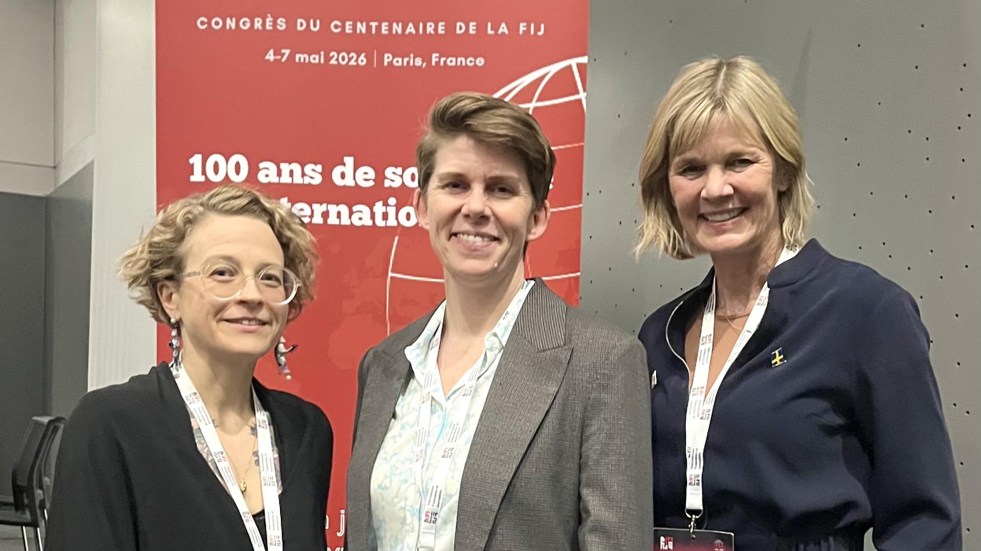 Victoria da Silva, Ulrika Hyllert och Anna Herdenstam.