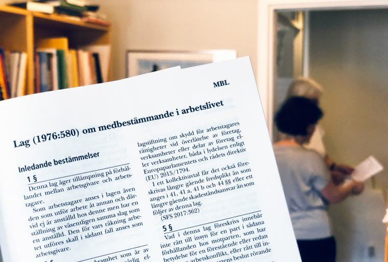 Bild på lagtexten för LAS 