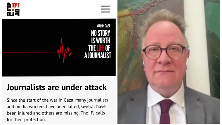 IFJ homepage and Tim Dawson