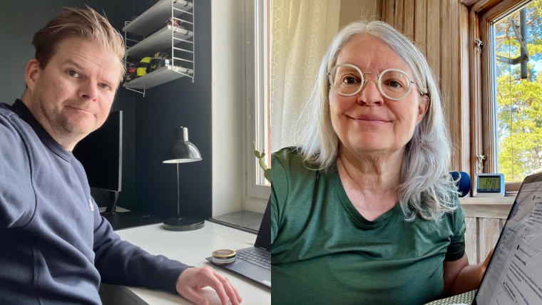 Tomas Backlund och Ann Johansson