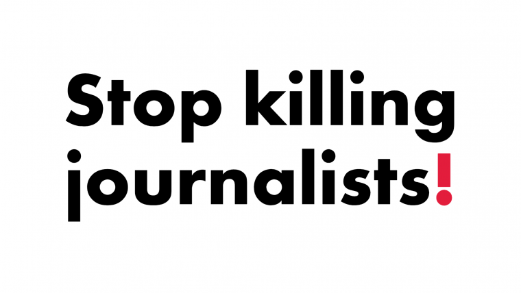 Texten Stop Killing journalists