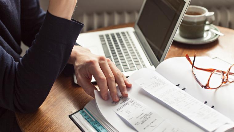 Bokföring vid dator