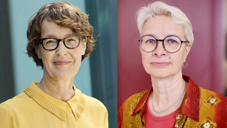 Susanne Spicar och Erica Hedin